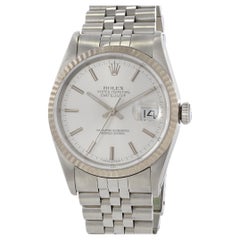 Rolex Datejust Reference 16234 Stainless Steel and 18K White Gold