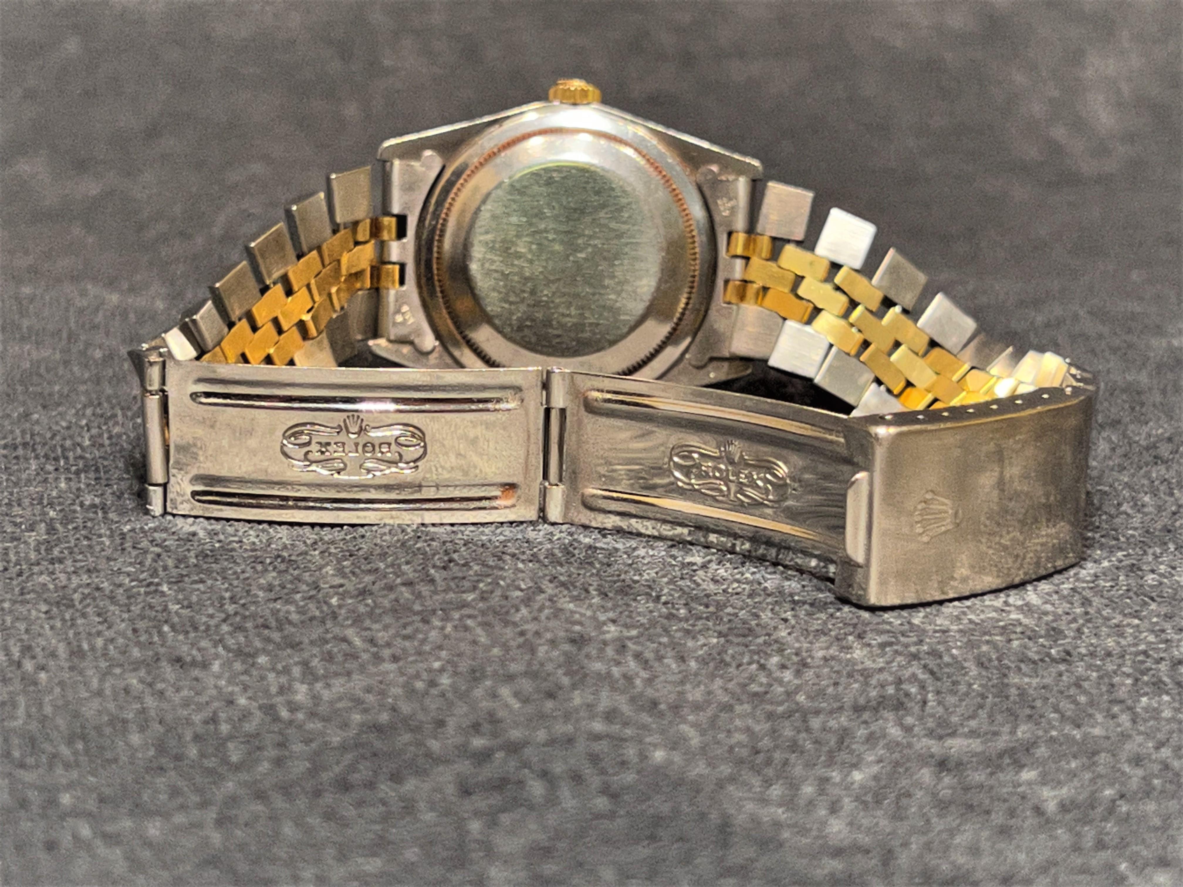 Rolex Datejust Roman Pyramid Dial Wristwatch For Sale 1
