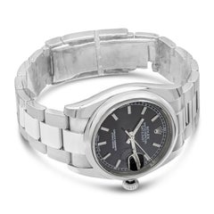 Rolex Datejust Roulette Date Stainless Steel Wristwatch Ref. 116200