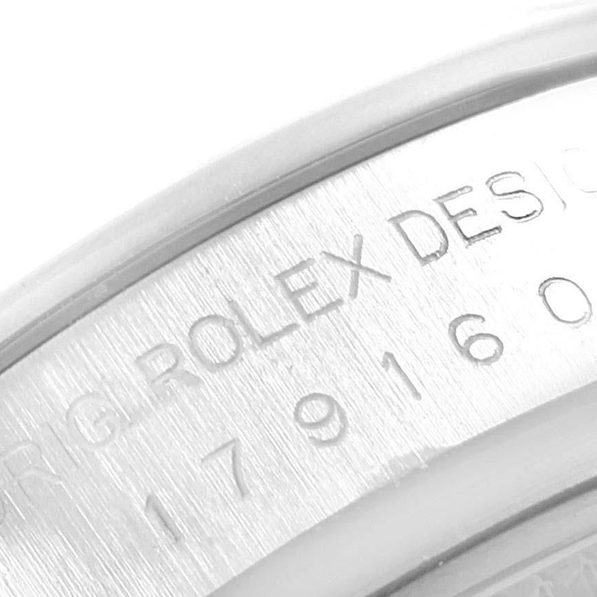 Rolex Datejust Salmon Roman Dial Steel Ladies Watch 179160 3