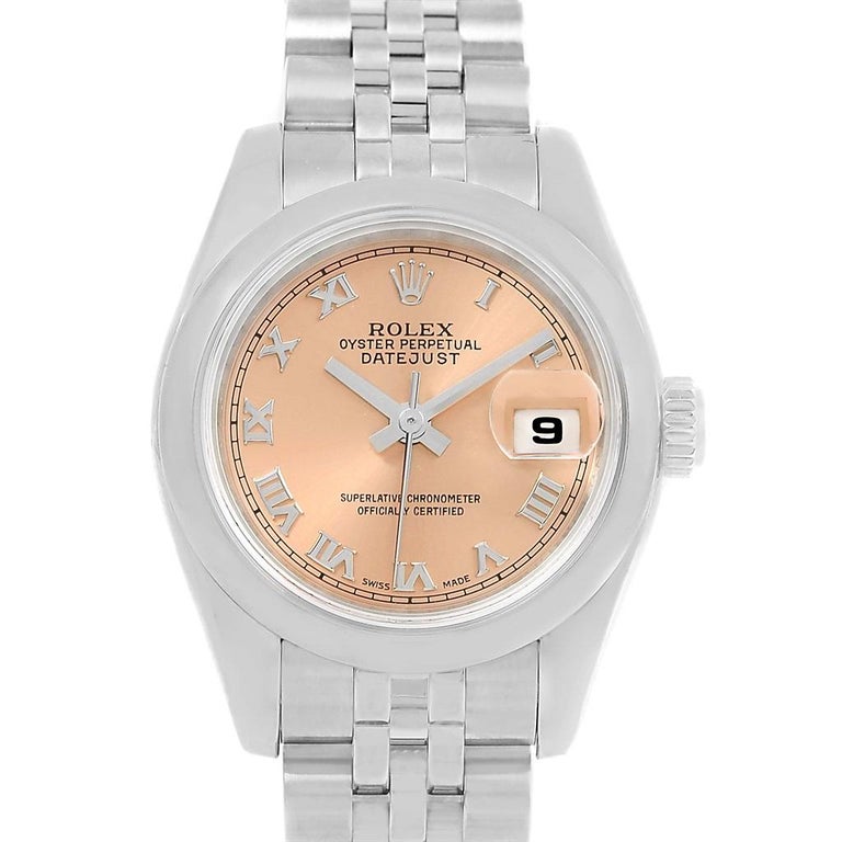 rolex datejust salmon