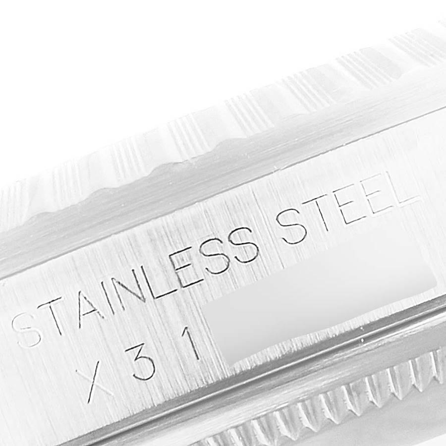 Rolex Datejust Silver Dial Jubilee Bracelet Steel Men's Watch 16220 Box For Sale 3