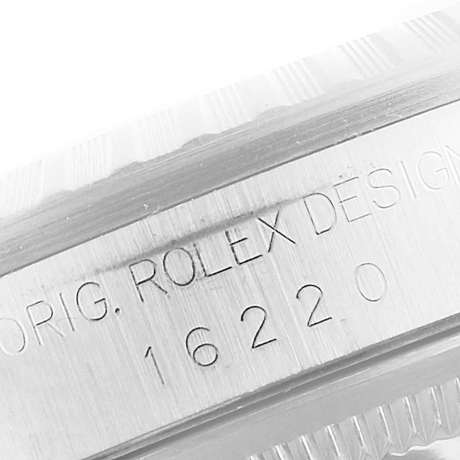 Rolex Datejust Silver Dial Jubilee Bracelet Steel Men’s Watch 16220 For Sale 3