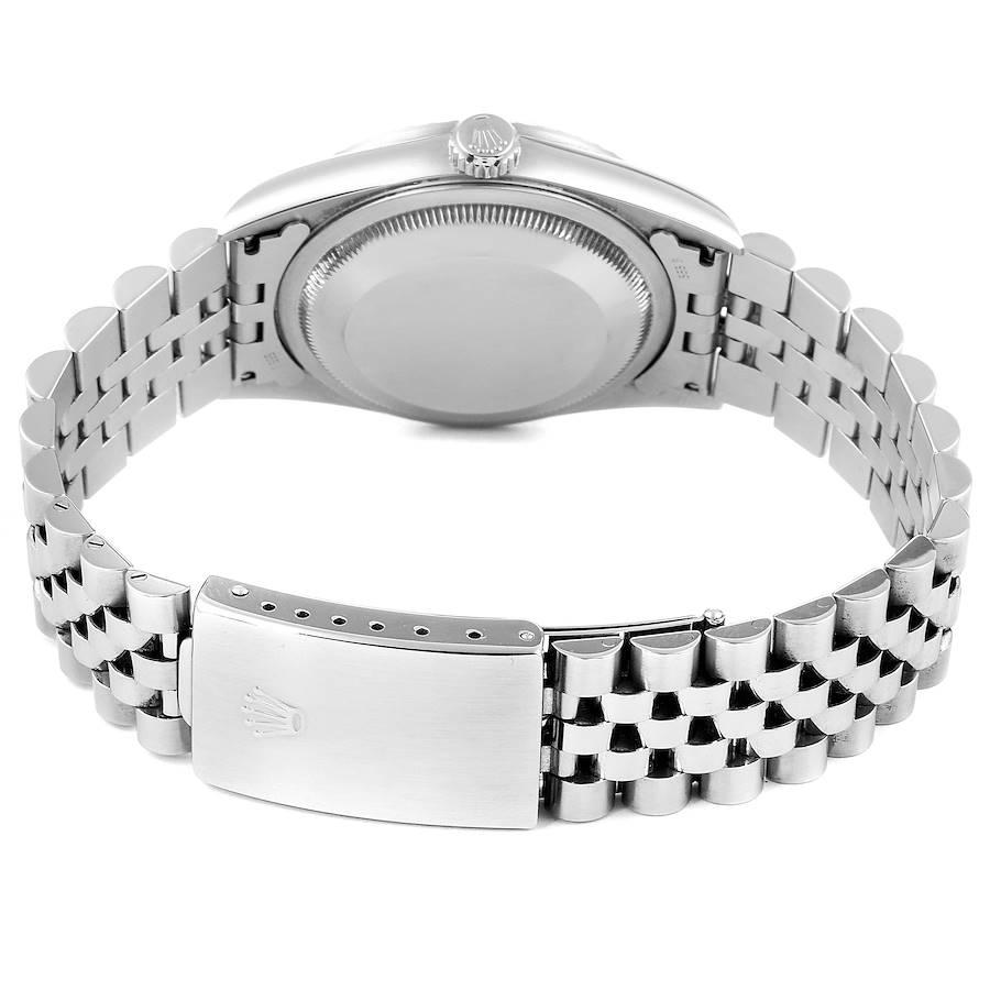 Rolex Datejust Silver Dial Jubilee Bracelet Steel Men's Watch 16220 6
