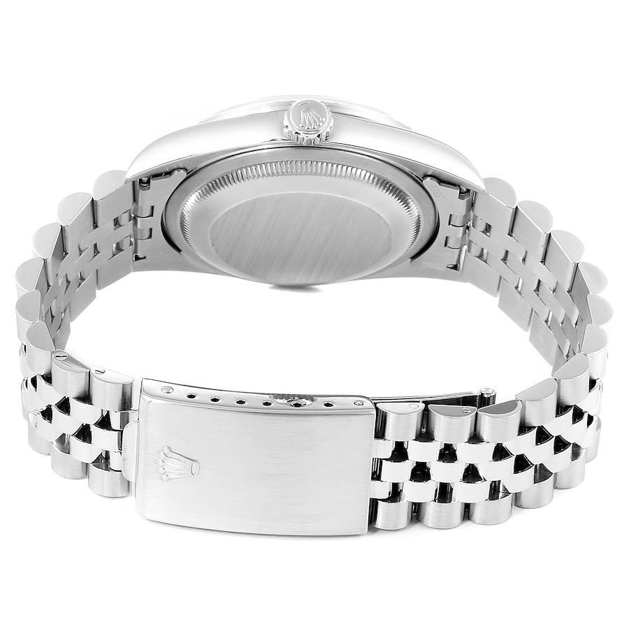 Rolex Datejust Silver Dial Jubilee Bracelet Steel Men’s Watch 16220 For Sale 5