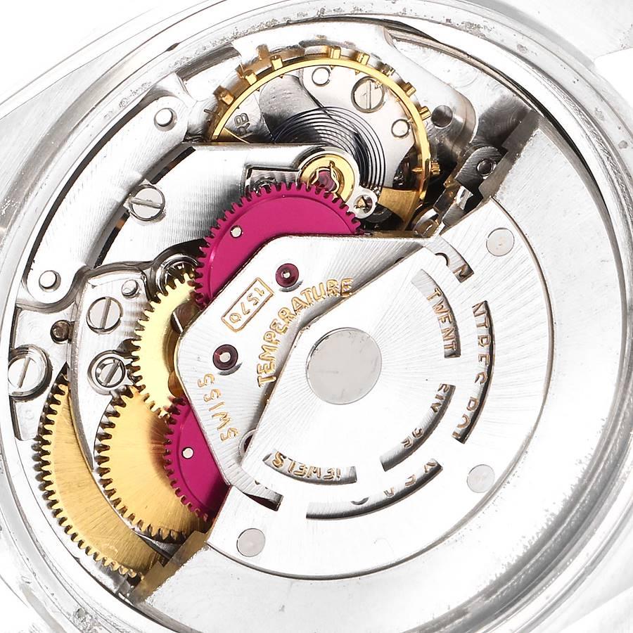 Rolex Datejust Silver Dial Jubilee Bracelet Vintage Men's Watch 1603 For Sale 3