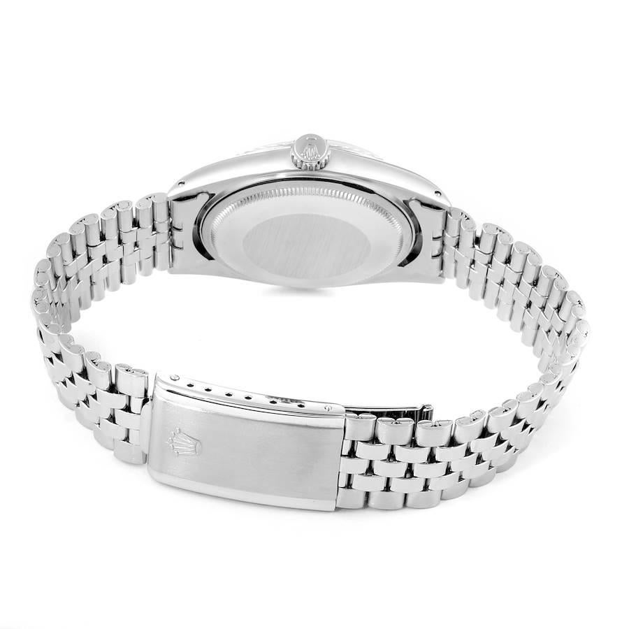 Rolex Datejust Silver Dial Jubilee Bracelet Vintage Men's Watch 1603 3