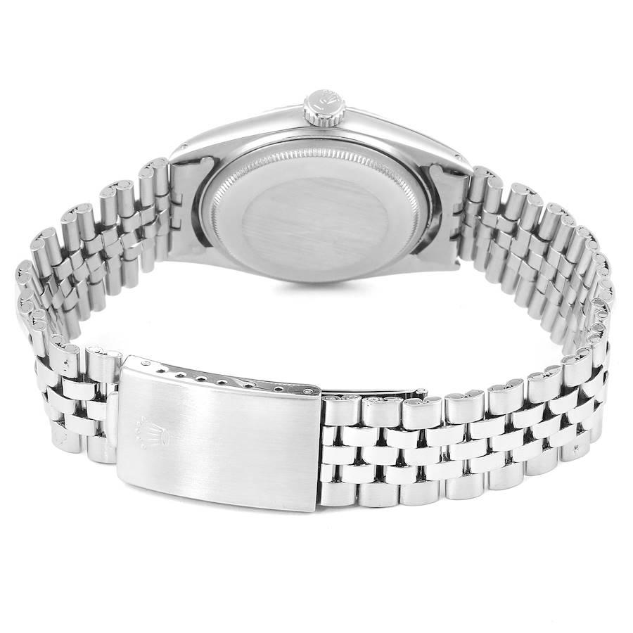 Rolex Datejust Silver Dial Jubilee Bracelet Vintage Men's Watch 1603 For Sale 4
