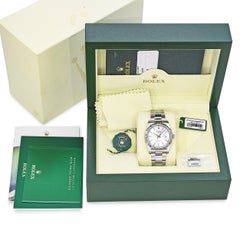 Rolex Datejust Silver Dial Stainless Steel 36mm Watch Ref 116234