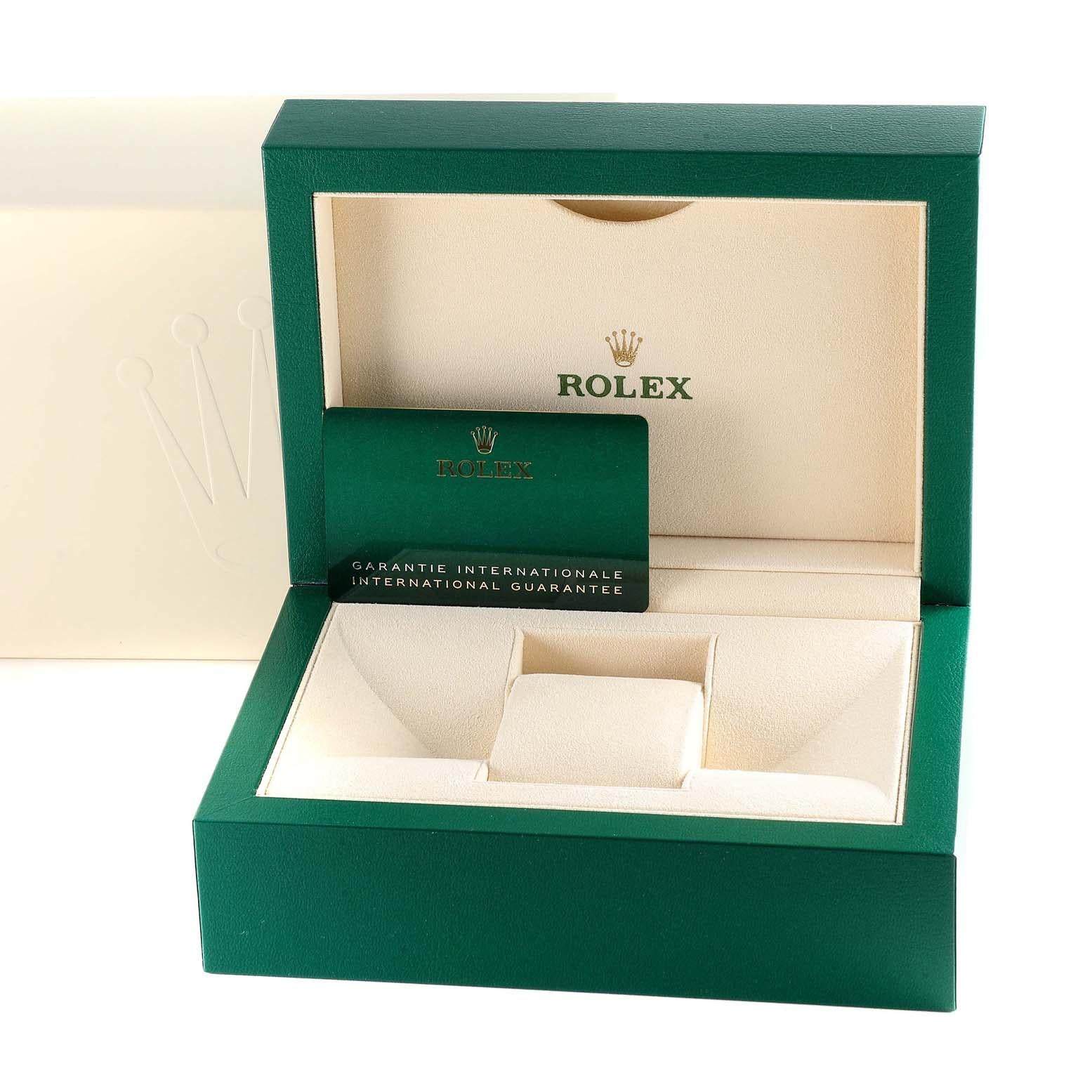 Rolex Datejust Silver Dial Steel Diamond Mens Watch 126284 Box Card 8