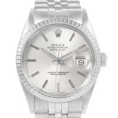 Rolex Datejust Silver Dial Steel Vintage Men’s Watch 16030