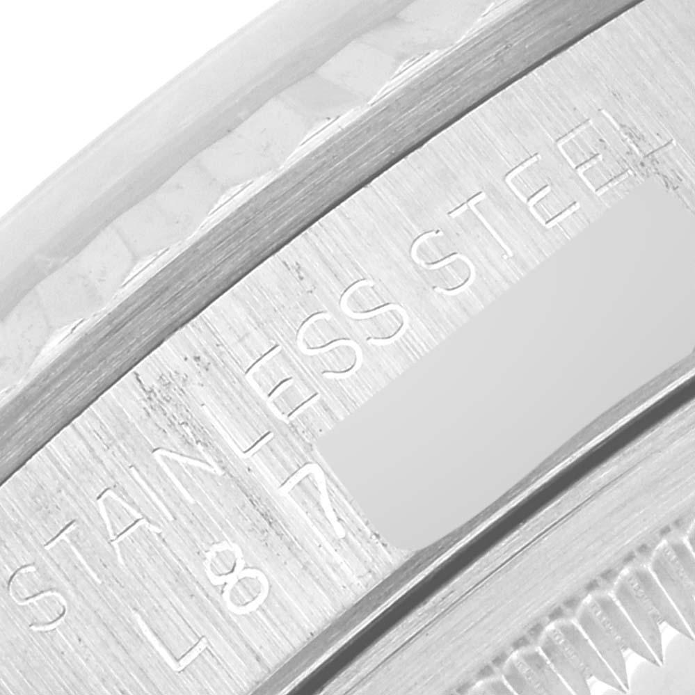 Rolex Montre Datejust en acier et or blanc pour hommes 16234 en vente 2