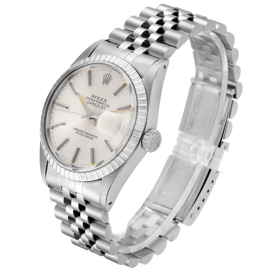 Rolex Datejust Silver Dial Vintage Steel Men's Watch 16030 1