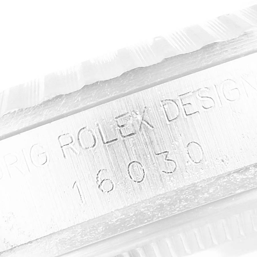 Rolex Datejust Silver Dial Vintage Steel Men's Watch 16030 3