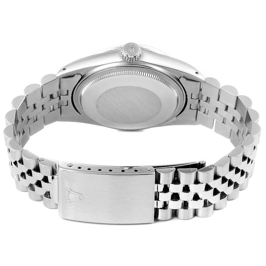 Rolex Datejust Silver Dial Vintage Steel Men's Watch 16030 For Sale 6
