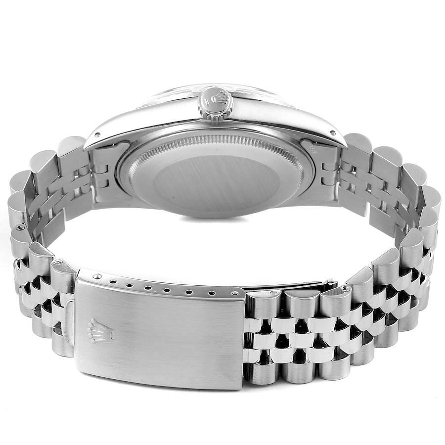 Rolex Datejust Silver Dial Vintage Steel Men's Watch 16030 6