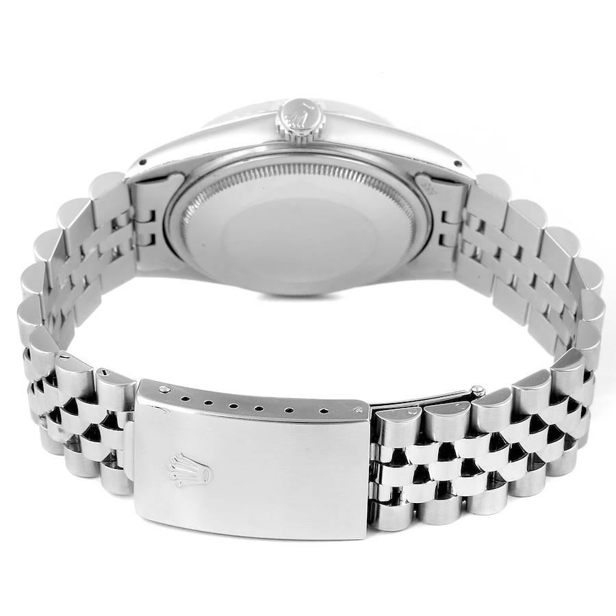Rolex Datejust Silver Dial Vintage Steel Men's Watch 16030 For Sale 4