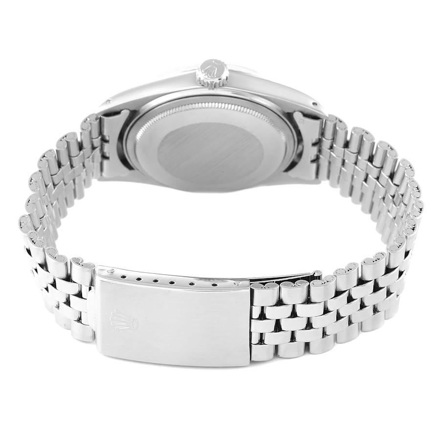 Rolex Datejust Silver Sigma Dial Jubilee Bracelet Vintage Mens Watch 1603 3