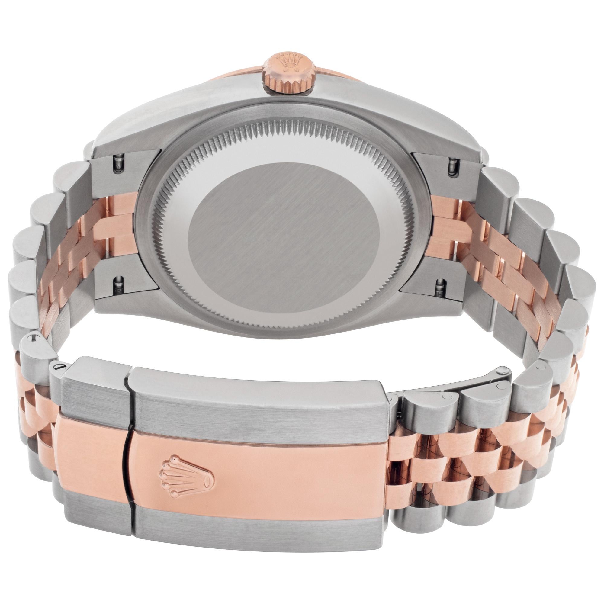 Men's Rolex Datejust Stainless Steel & 18k Everose Gold Slate Dial Ref. 126231