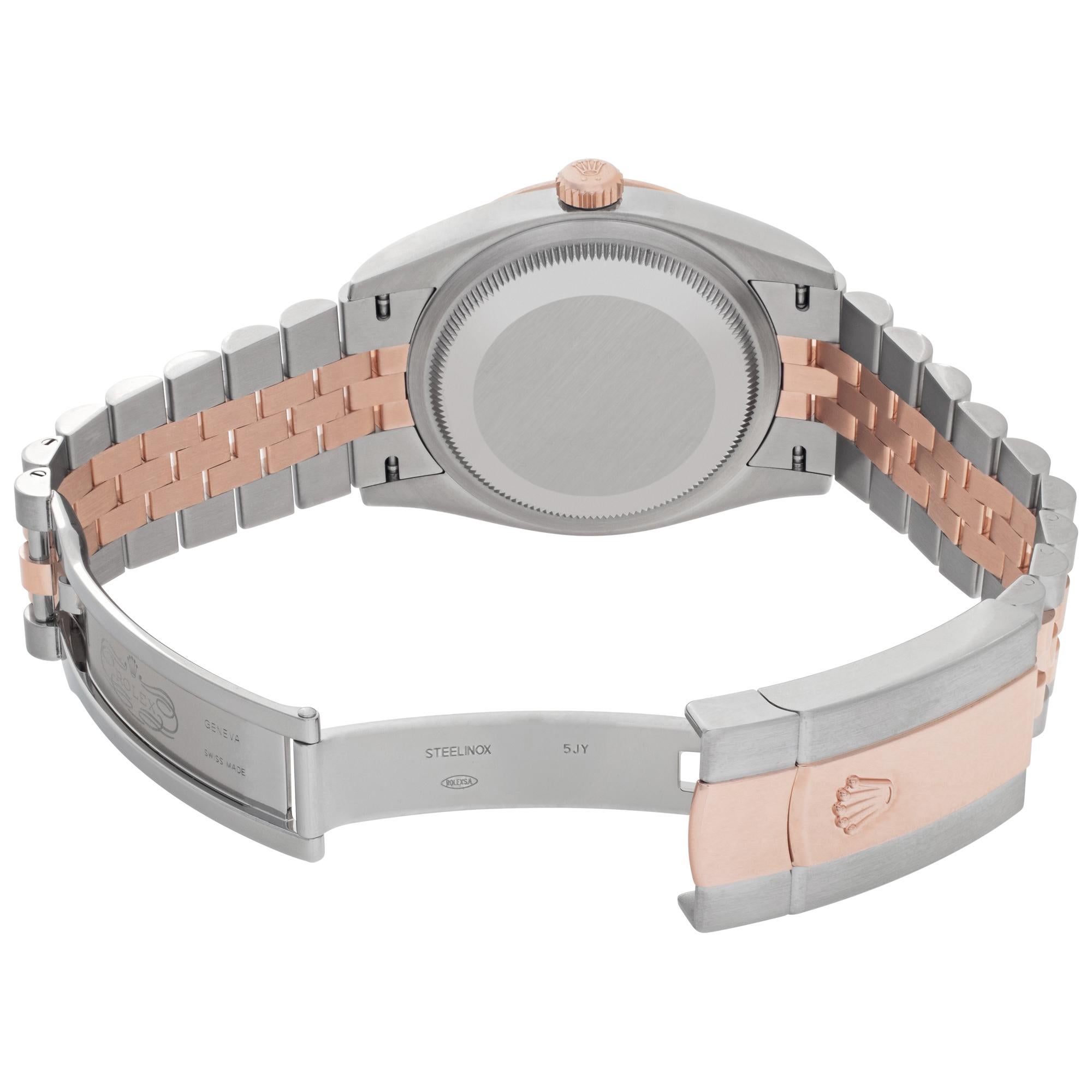 Rolex Datejust Stainless Steel & 18k Everose Gold Slate Dial Ref. 126231 1