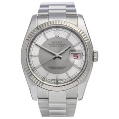 Rolex Datejust Stainless Steel and 18 Karat White Gold Unisex 116234