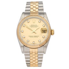 Rolex Datejust Stainless Steel and 18 Karat Yellow Gold 68273