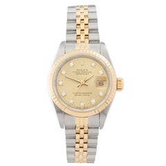 Rolex Datejust Stainless Steel and 18 Karat Yellow Gold 69173
