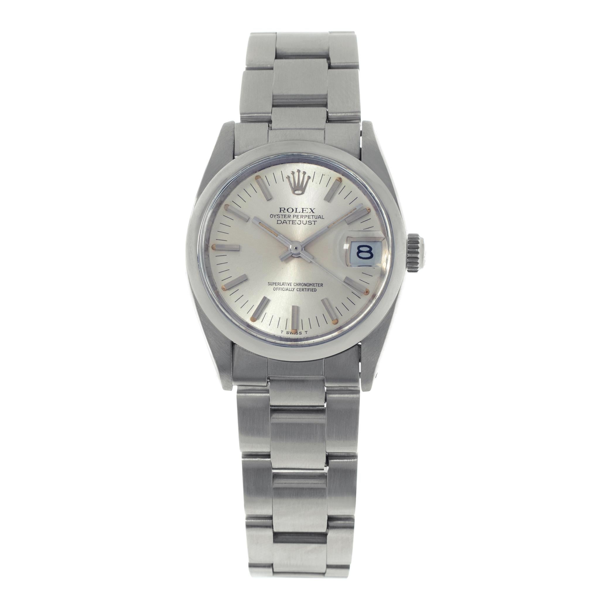 Rolex Datejust stainless steel Automatic Wristwatch Ref 68240 For Sale