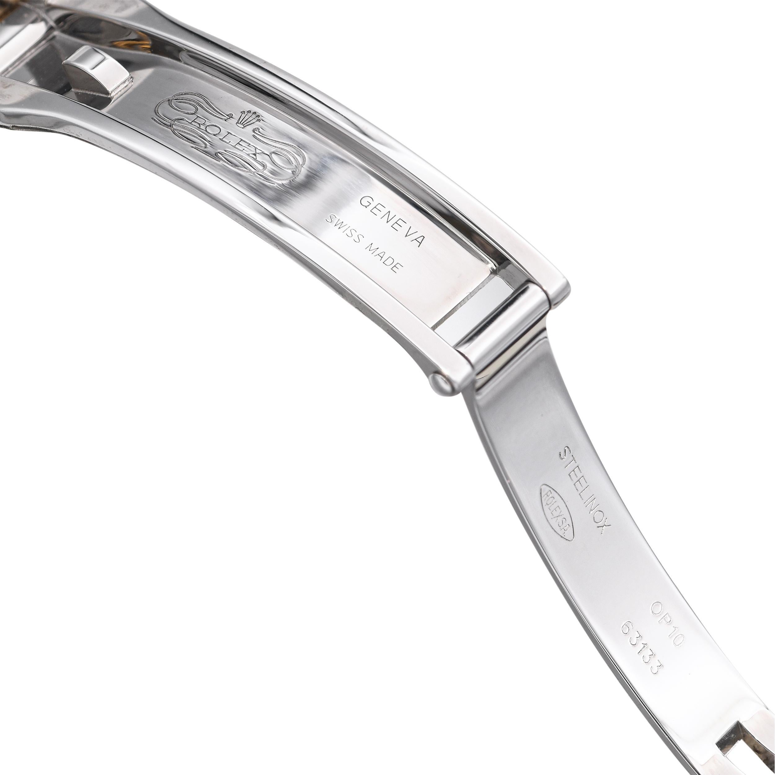 Rolex Datejust Acier inoxydable Cadran diamant Automatique Montre Femme 179173 en vente 3