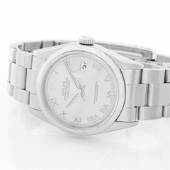 Rolex Stainless Steel Datejust Automatic Wristwatch Ref 16200
