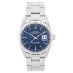 Rolex Stainless Steel Datejust Automatic Wristwatch Ref 16200