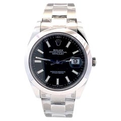 Rolex Datejust Orologio Oyster Perpetual in acciaio inossidabile Modello #126300