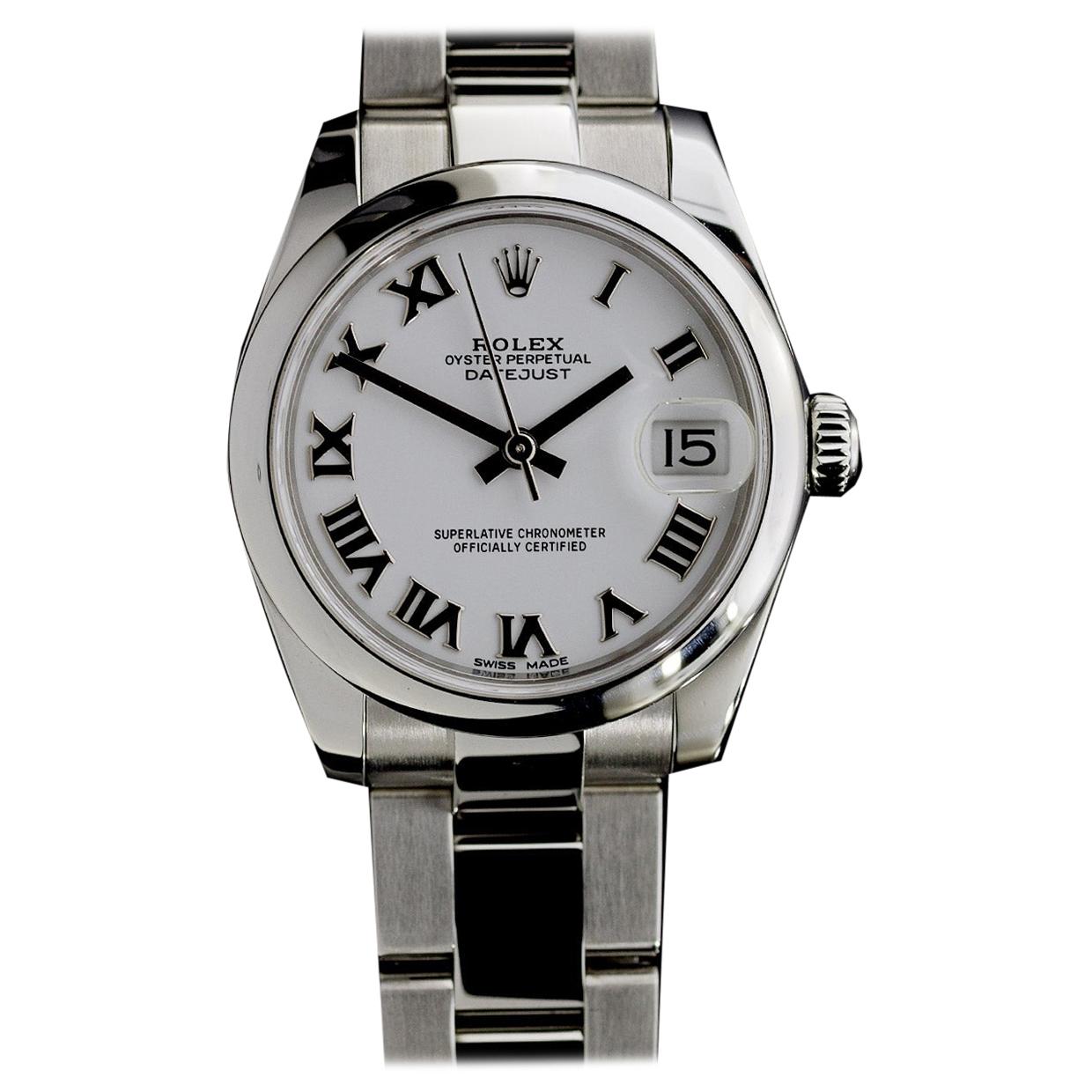 Rolex Datejust Stainless Steel Watch For Sale