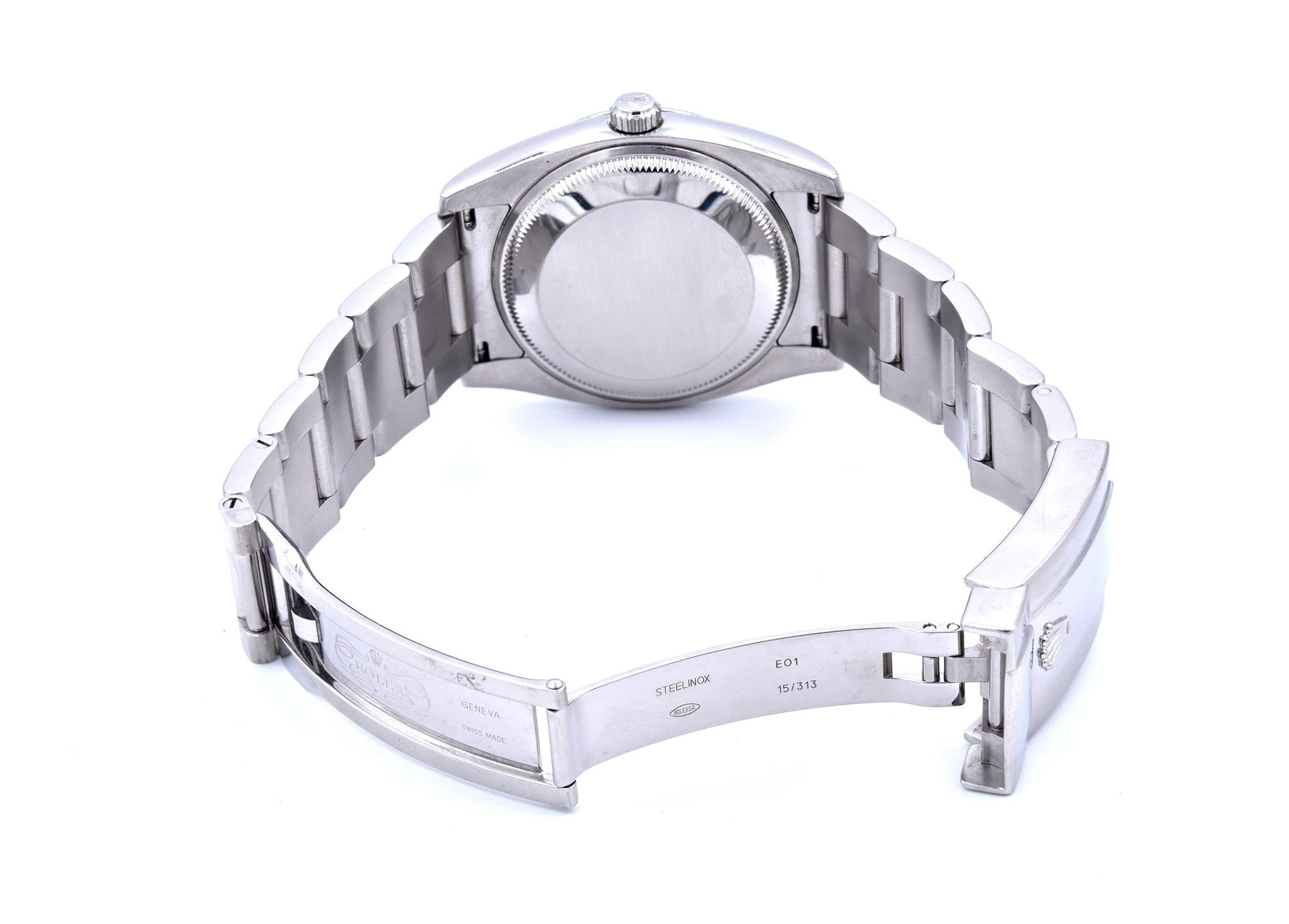 Women's or Men's Rolex Datejust Stainless Steel Watch Ref. 115234