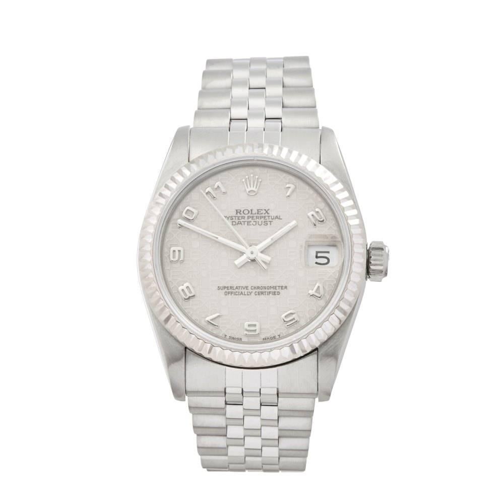 Ref: W4446
Manufacturer: Rolex
Model: Datejust
Model Ref: 68274
Age: Circa 1990's
Gender: Women's
Box and Papers: Box Only
Dial: Cream Arabic
Glass: Sapphire Crystal
Movement: Automatic
Water Resistance: To Manufacturers Specifications
Case: