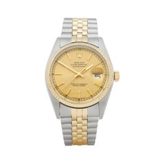 Rolex Datejust Stainless Steel and Yellow Gold 16013