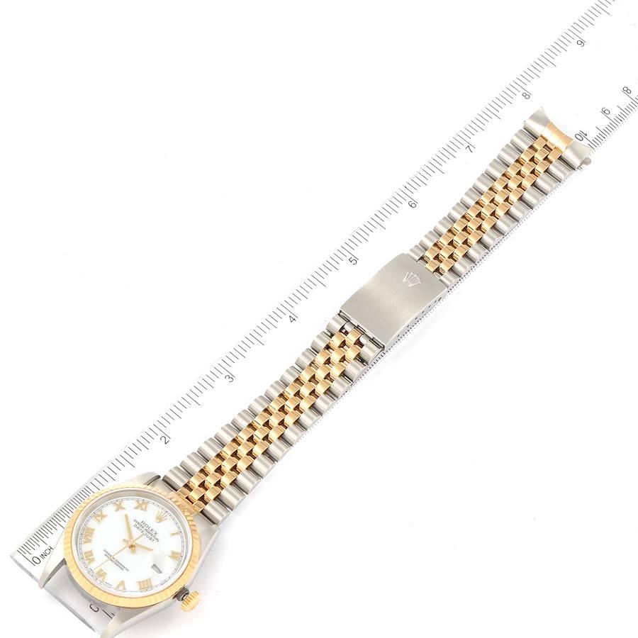 Rolex Datejust Stainless Steel Yellow Gold Mens Watch 16233 Box Papers 6