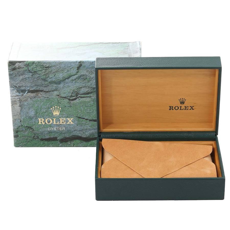 Rolex Datejust Edelstahl Gelbgold Herrenuhr 16233 Box Papiere im Angebot 8