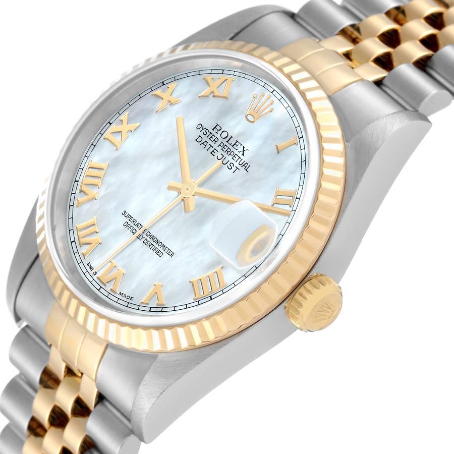 Rolex Datejust Stainless Steel Yellow Gold Mens Watch 16233  For Sale 1