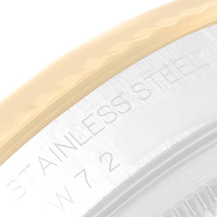Rolex Montre Datejust en acier inoxydable et or jaune pour hommes 16233, avec boîte et papiers d'origine 2