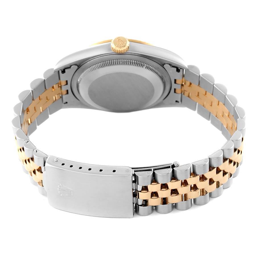 Rolex Datejust Stainless Steel Yellow Gold Mens Watch 16233 Box Papers ...