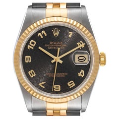 Rolex Datejust Stainless Steel Yellow Gold Mens Watch 16233 Box Papers Rolex Datejust Stainless Steel Yellow Gold Mens Watch 16233 Box Papers