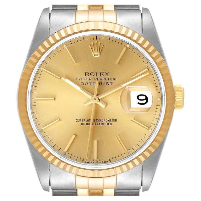 Rolex Datejust 31 Stainless Steel and 18 Karat Yellow Gold 178383 ...