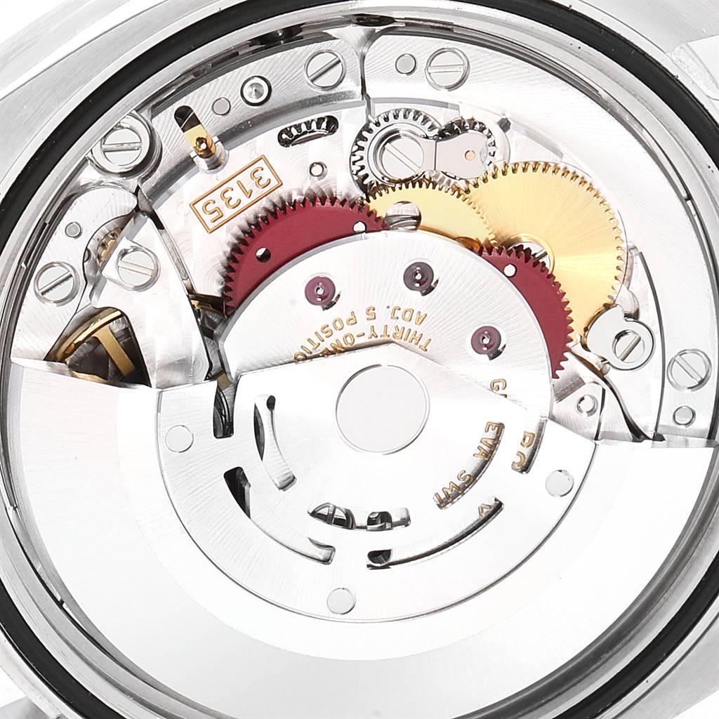 Rolex Datejust Steel 18 Karat White Gold Black Dial Men's Watch 116234 For Sale 5