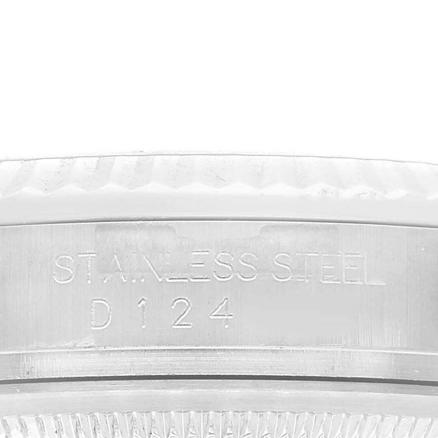 Rolex Datejust Steel 18K White Gold Salmon Dial Mens Watch 116234 2