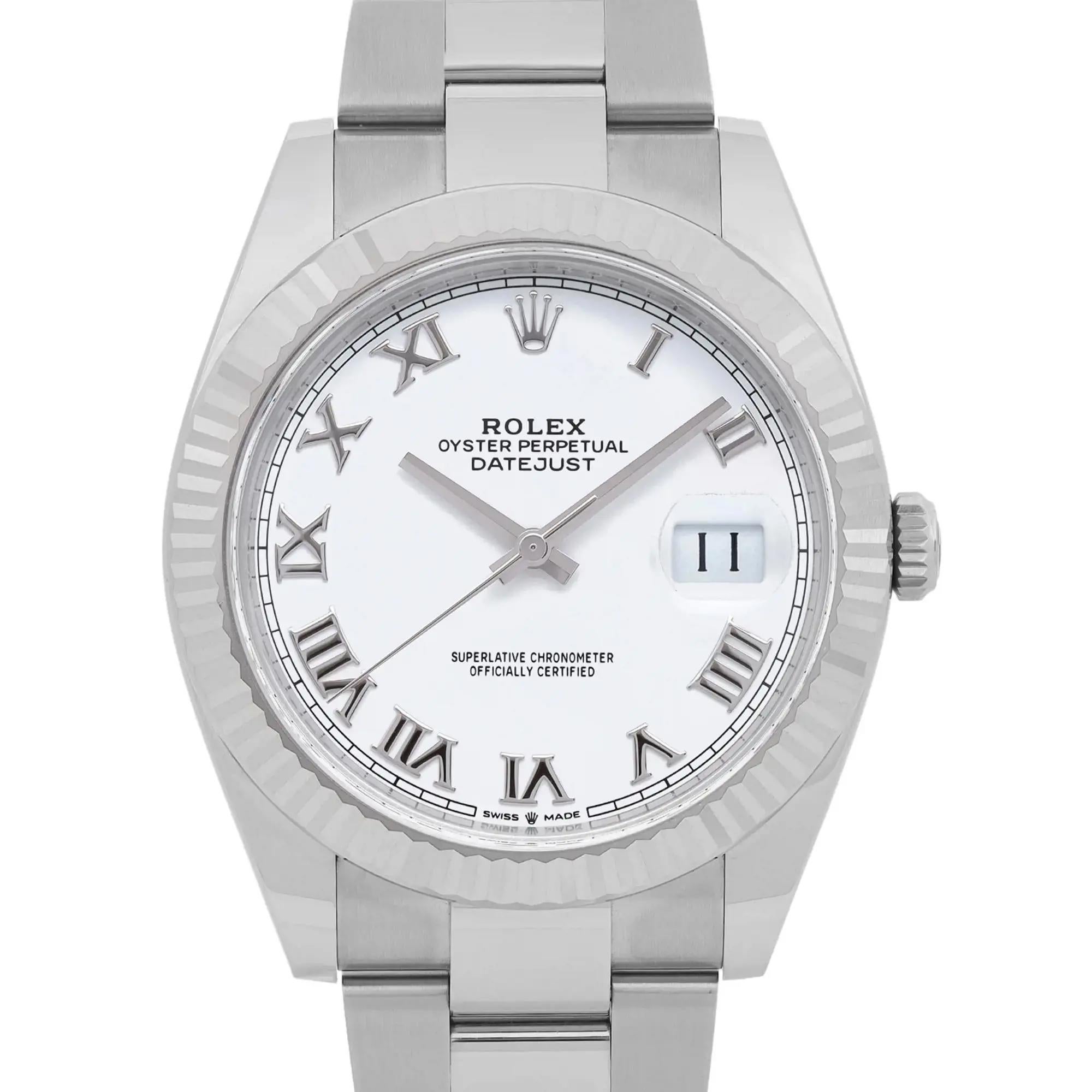 Pre-owned exellent condition. Comes with box and papers.

General Information:
Brand: Rolex
Type: Wristwatch
Department: Men
Model Number: 126334
Model: Rolex Datejust 126334
Style: Luxury
Country/Region of Manufacture: Switzerland
Year