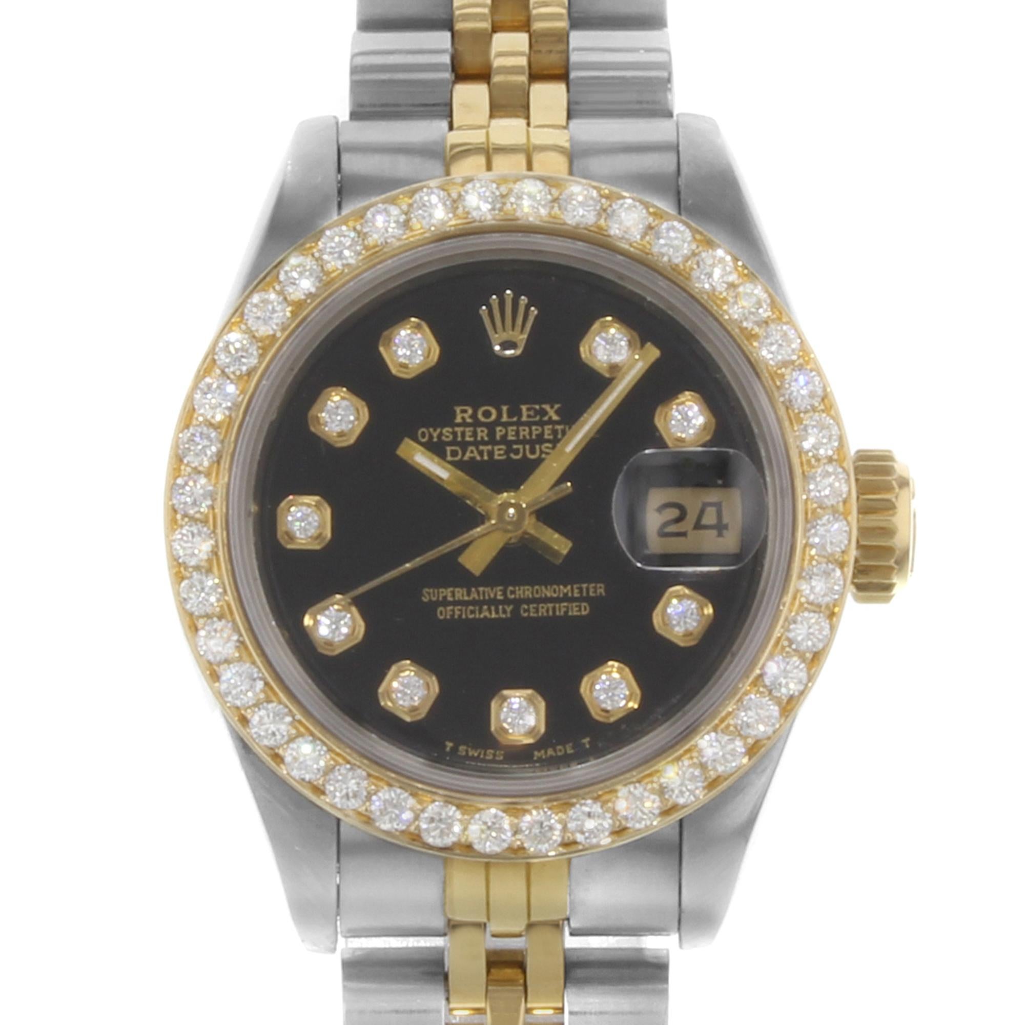 Seminuevo. Buen estado. Esfera y bisel personalizados. Se entrega con una caja Chronostore y 1 año de garantía del vendedor. Diamantes naturales