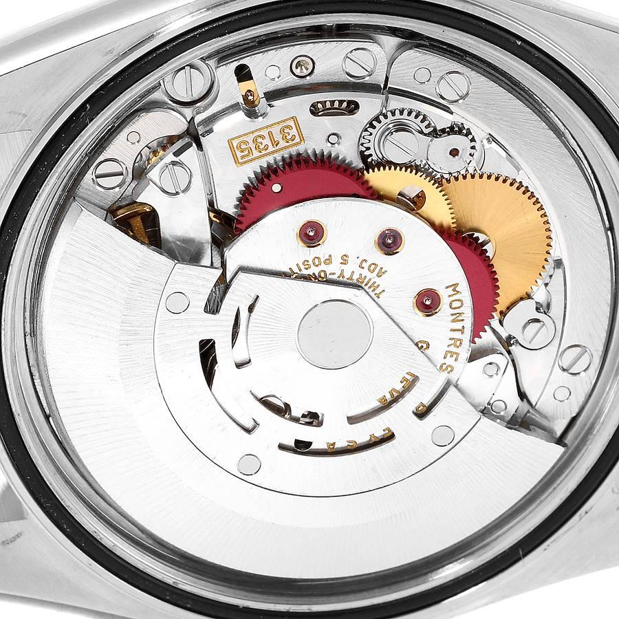 Rolex Datejust Steel 18 Karat Yellow Gold Diamond Dial Men's Watch 16233 For Sale 5