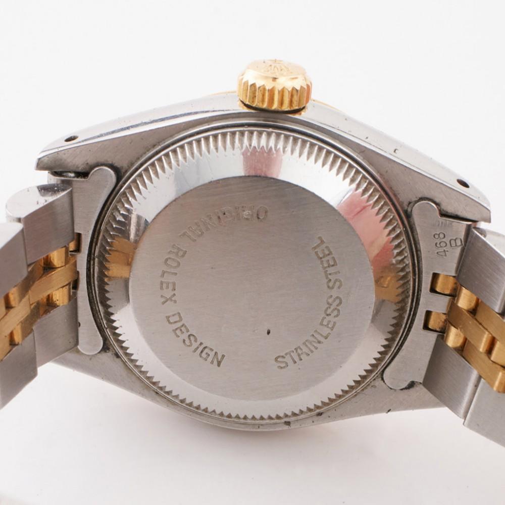 Rolex Datejust 26 mm Uhr aus Stahl und Gold (Ende des 20. Jahrhunderts) im Angebot