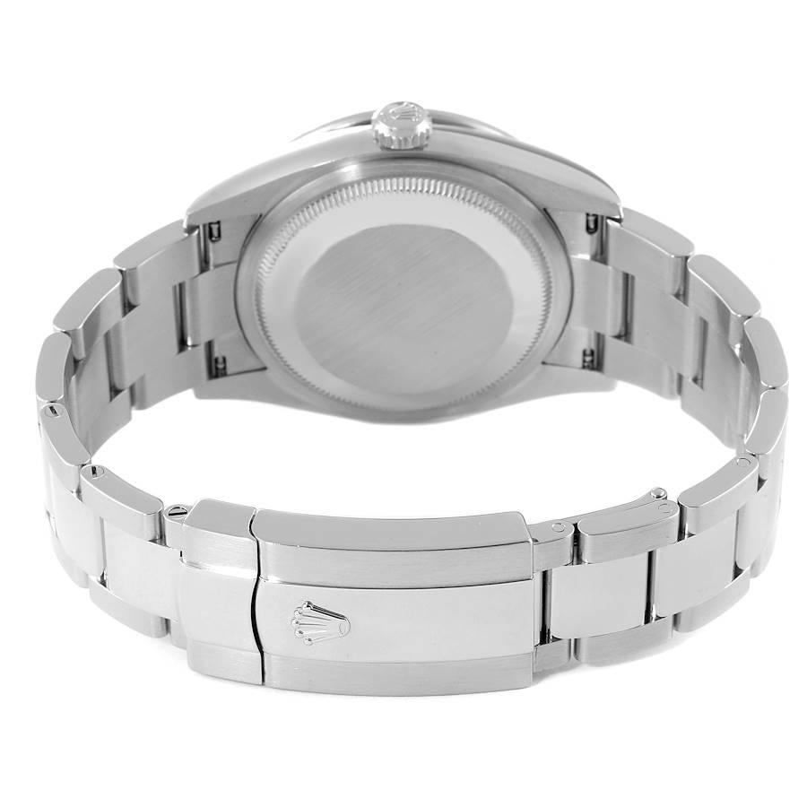 Rolex Datejust Steel Blue Diamond Dial Bezel Mens Watch 126284 For Sale 2